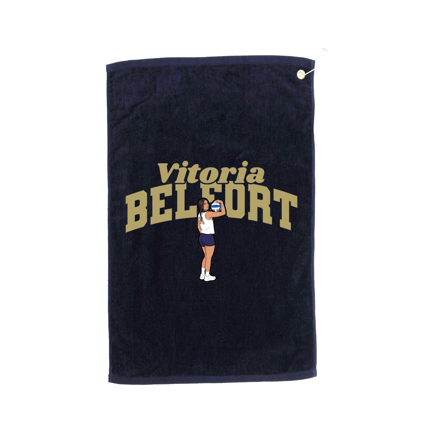 Golf Towel — Signature Arch in Navy