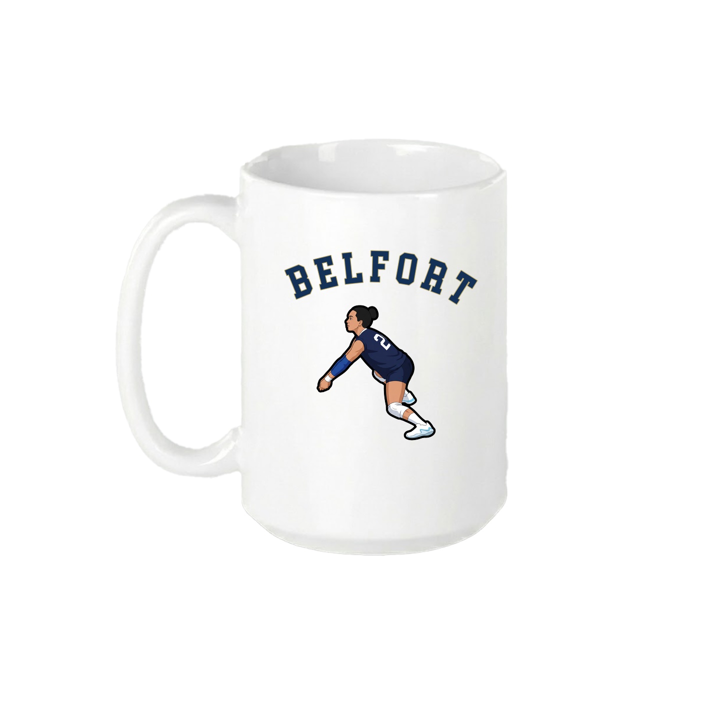 15oz Coffee Mug — Shirsey Arch in White