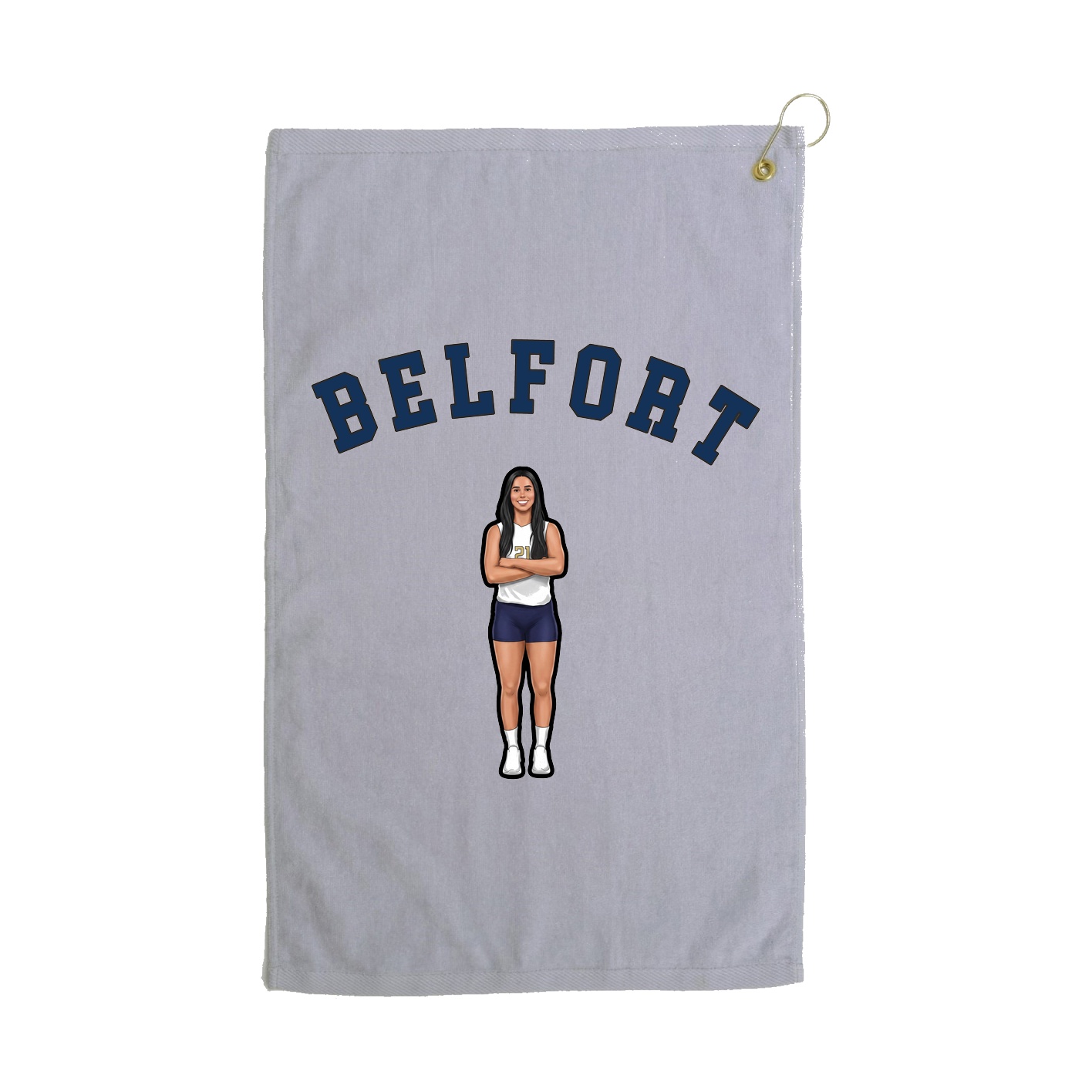 Golf Towel — Shirsey Arch in Grey