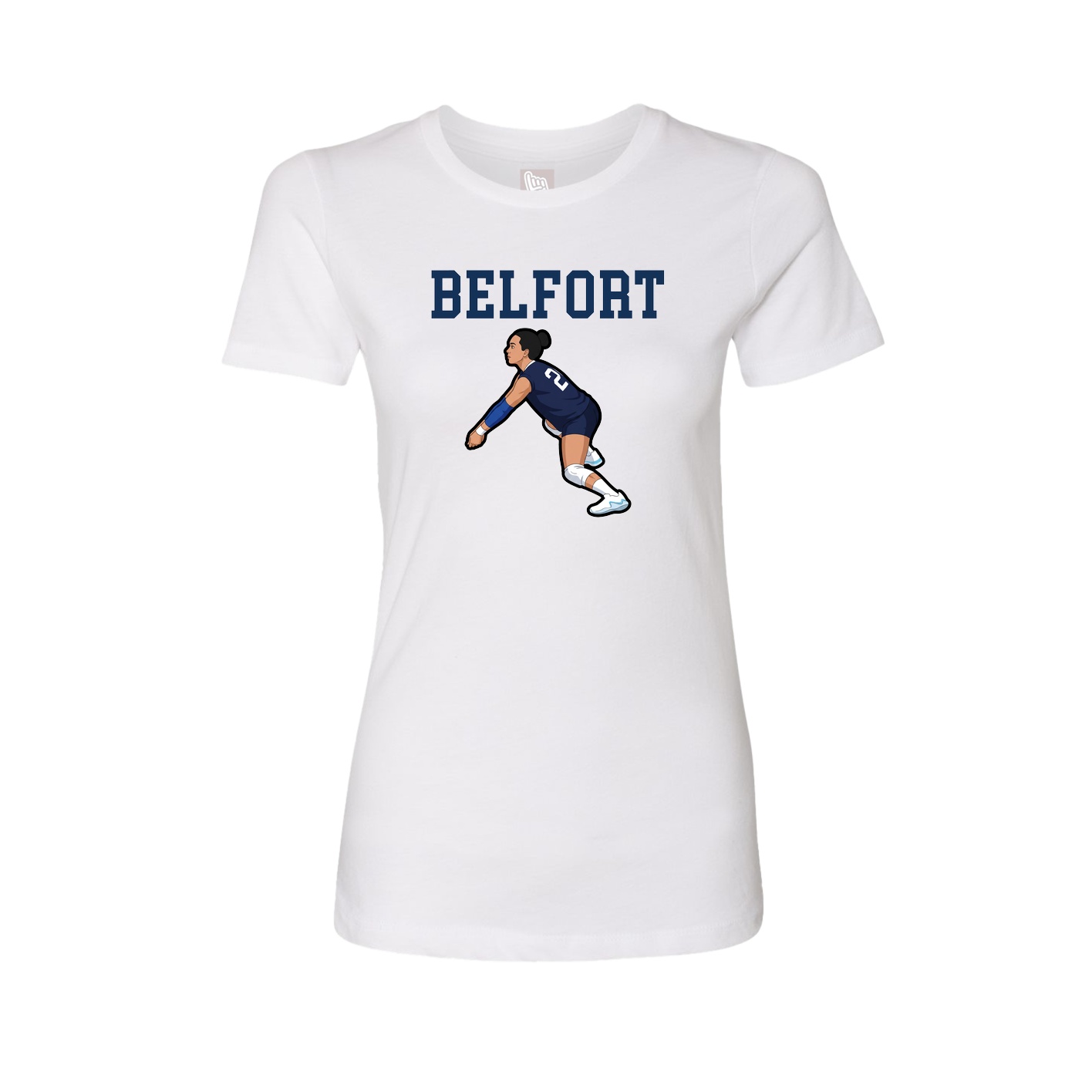 Fitted Women's Tee — Shirsey in White
