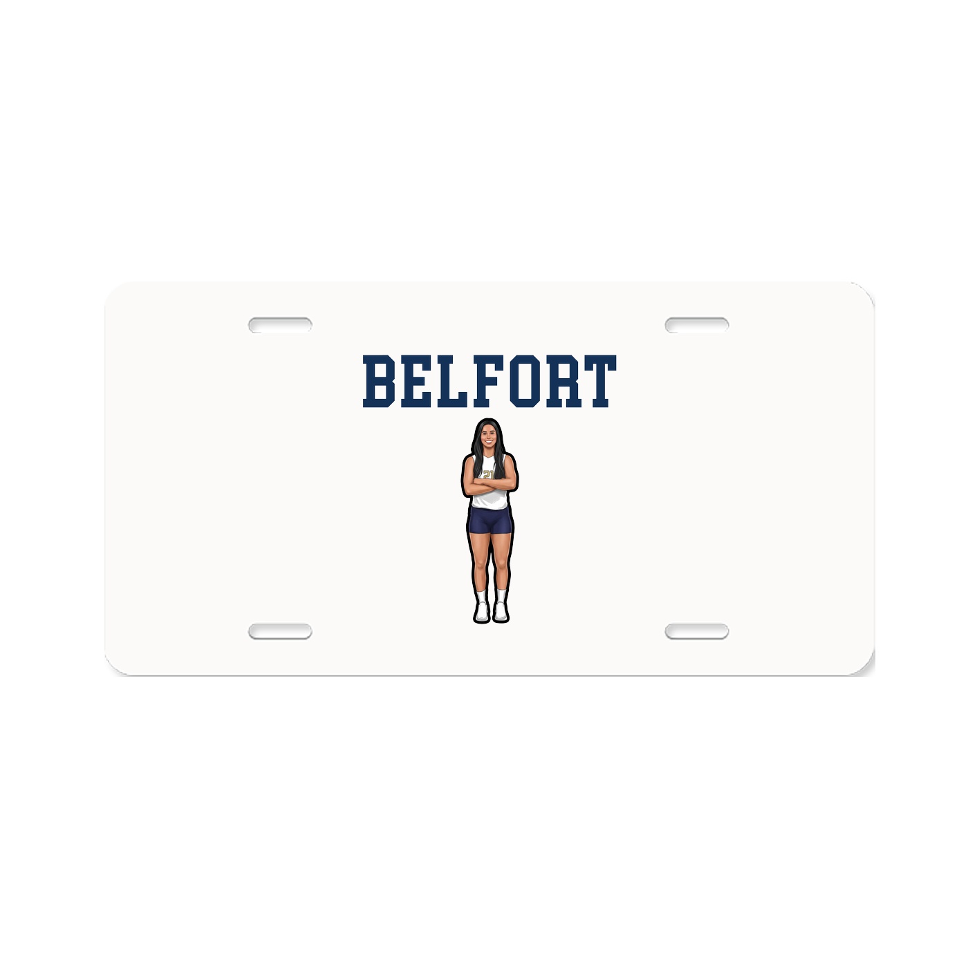 License Plate — Shirsey in Classic