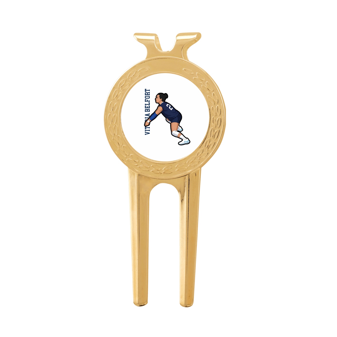 Divot Tool with Ball Marker — Name Vertical in Classic