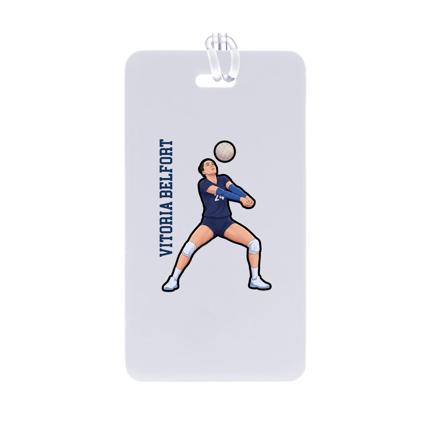 Bag Tag — Name Vertical in Classic