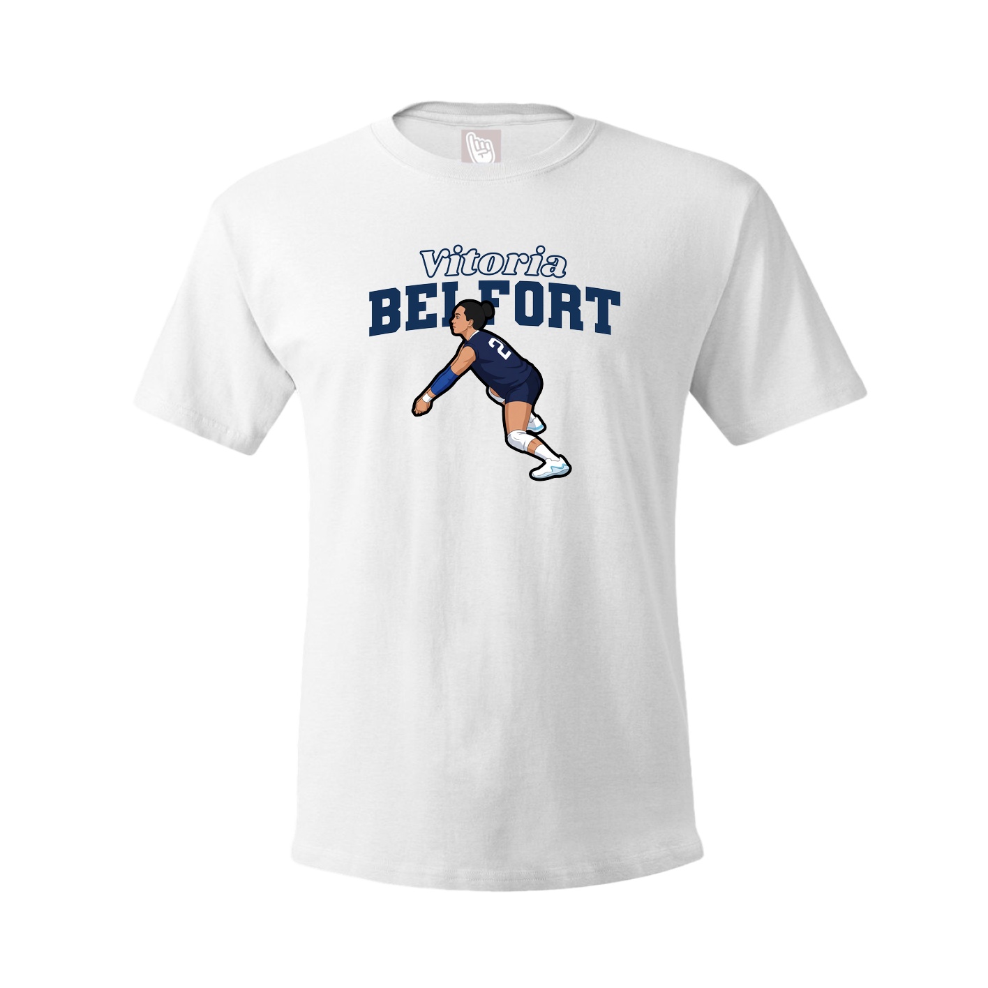 Tee — Name Arch in White