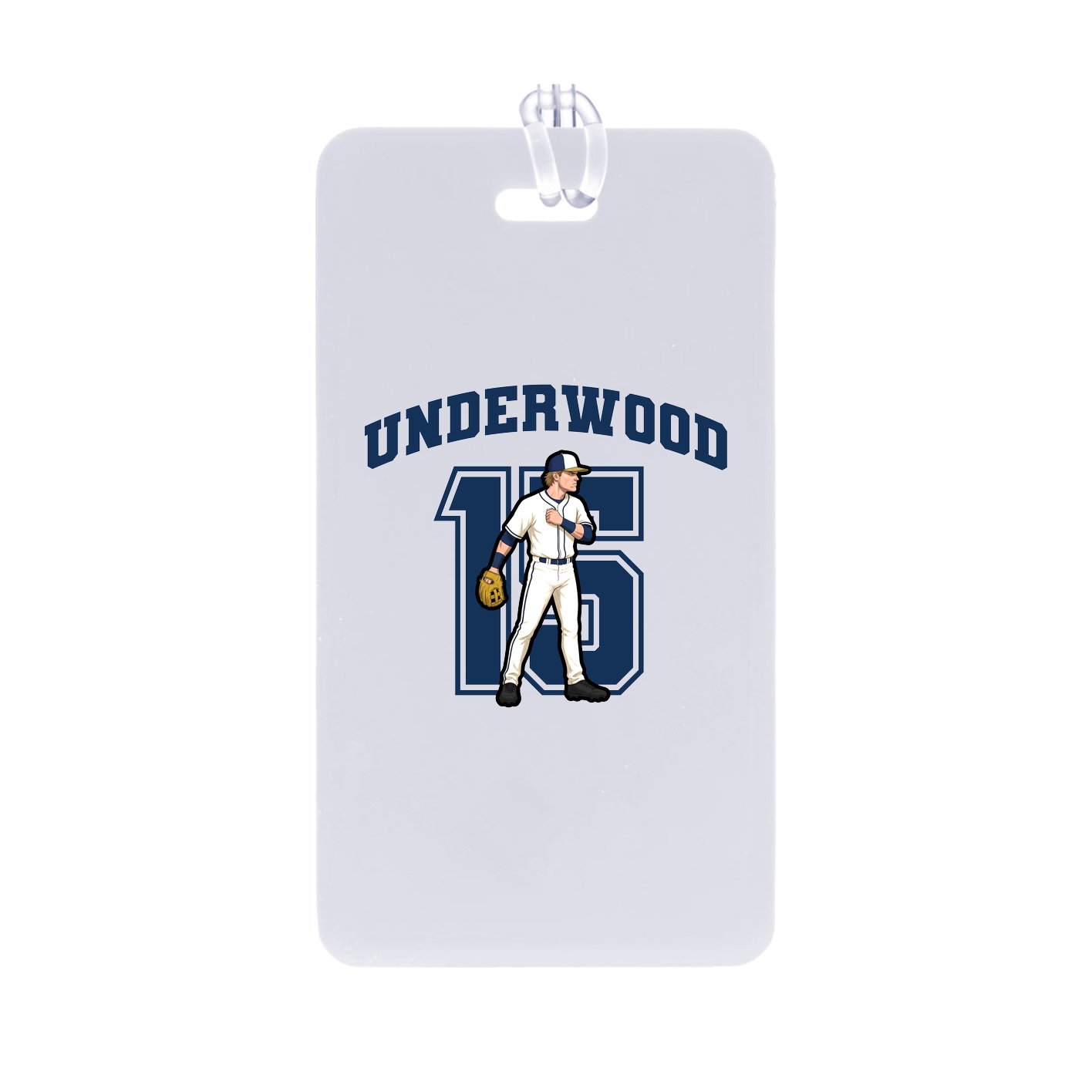 Bag Tag — Number in Classic