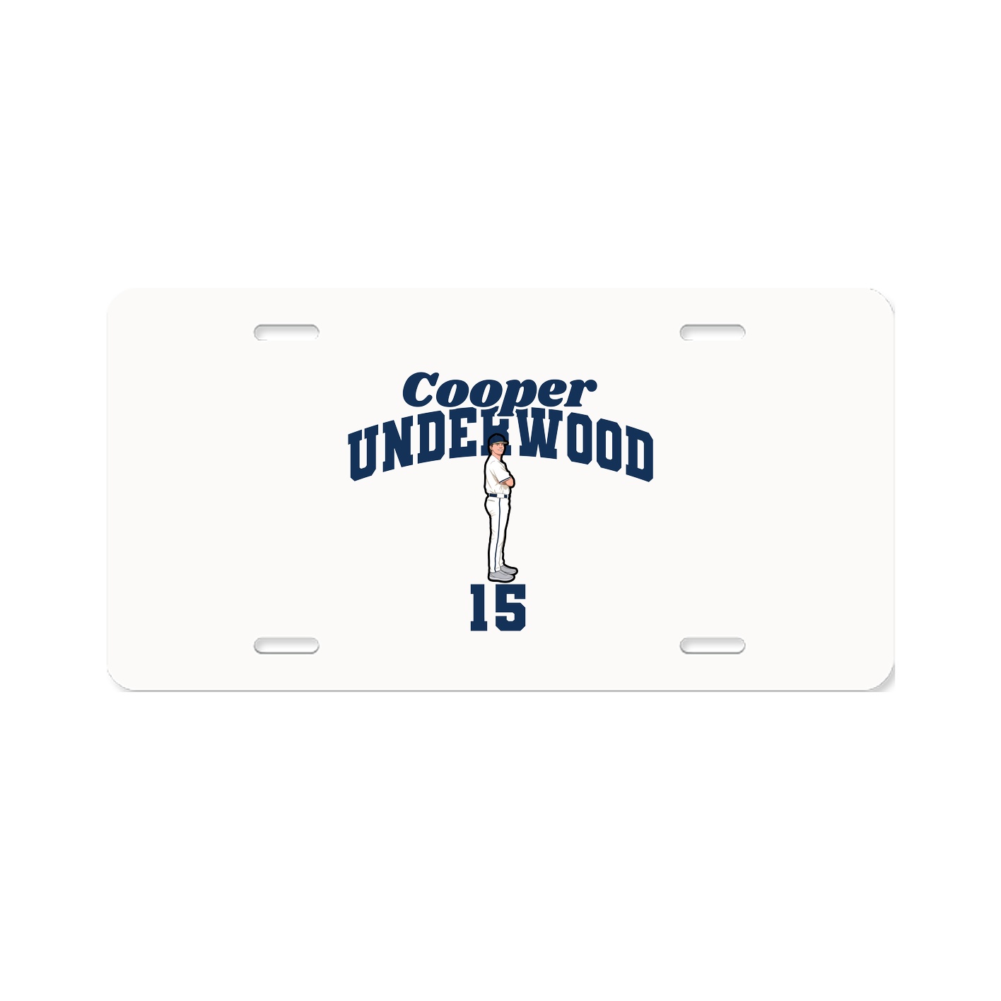 License Plate — Signature Arch in Classic