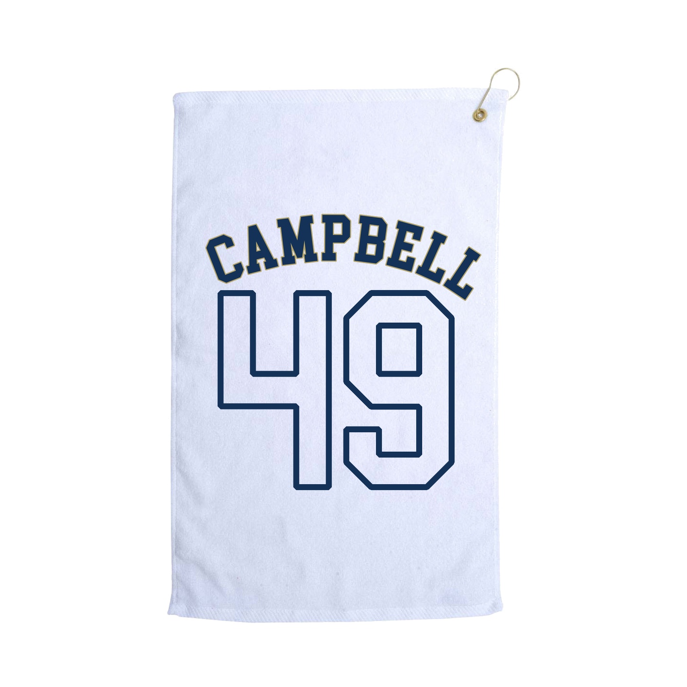 Golf Towel — Shirsey Arch in White