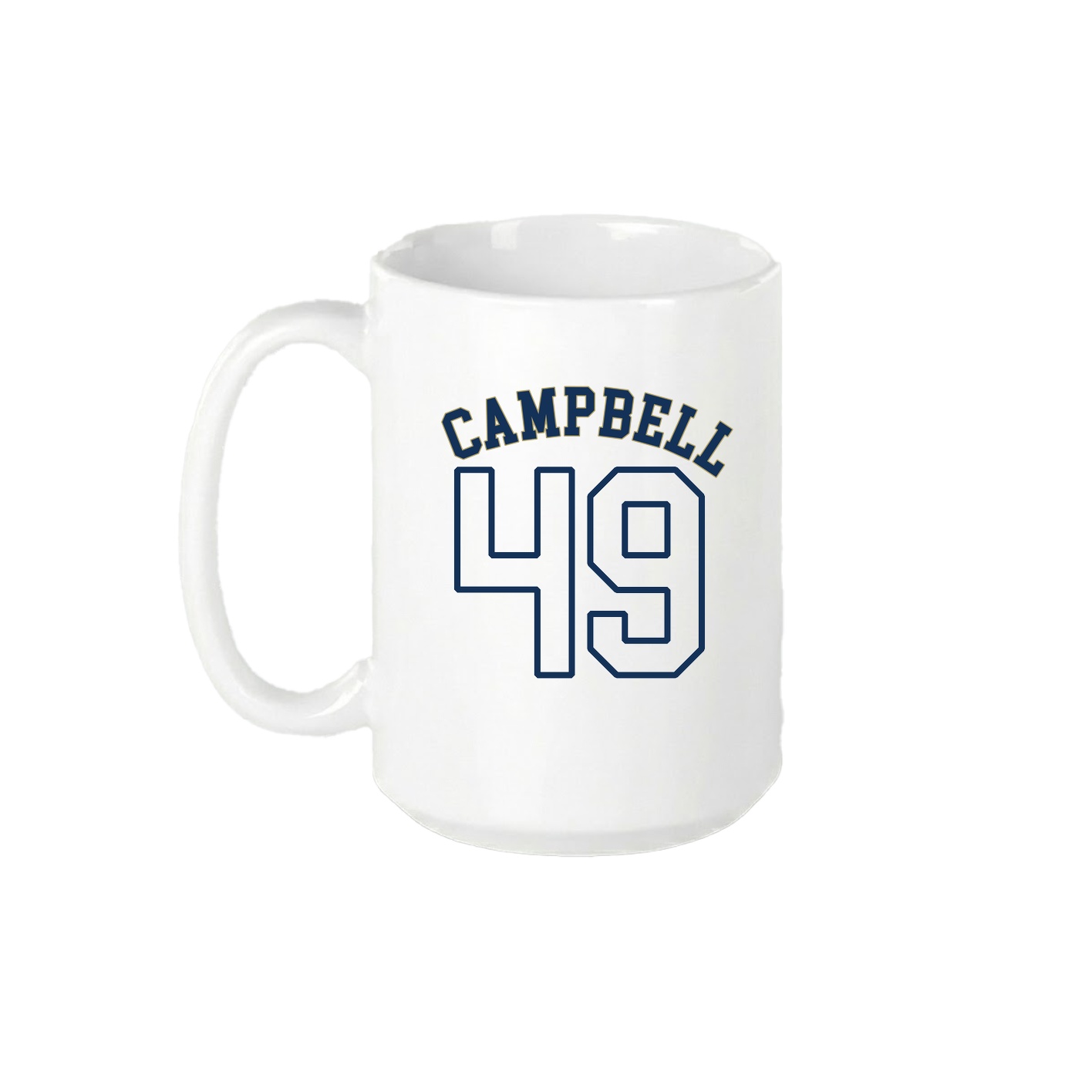 15oz Coffee Mug — Shirsey Arch in White