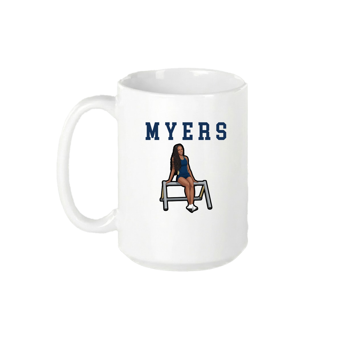 15oz Coffee Mug — Shirsey in White