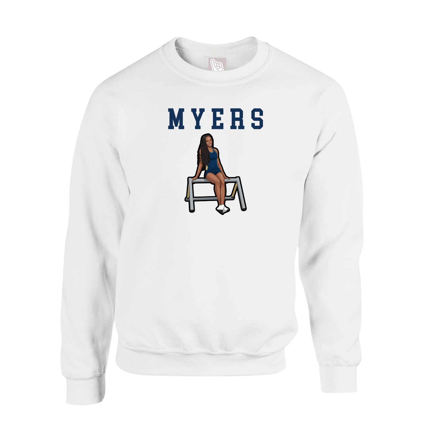 Fleece Crew — Shirsey in White