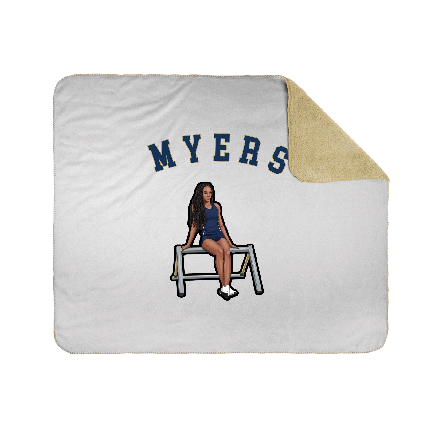 Throw Blanket — Shirsey Arch in White