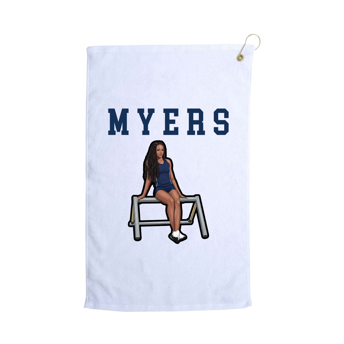 Golf Towel — Shirsey in White