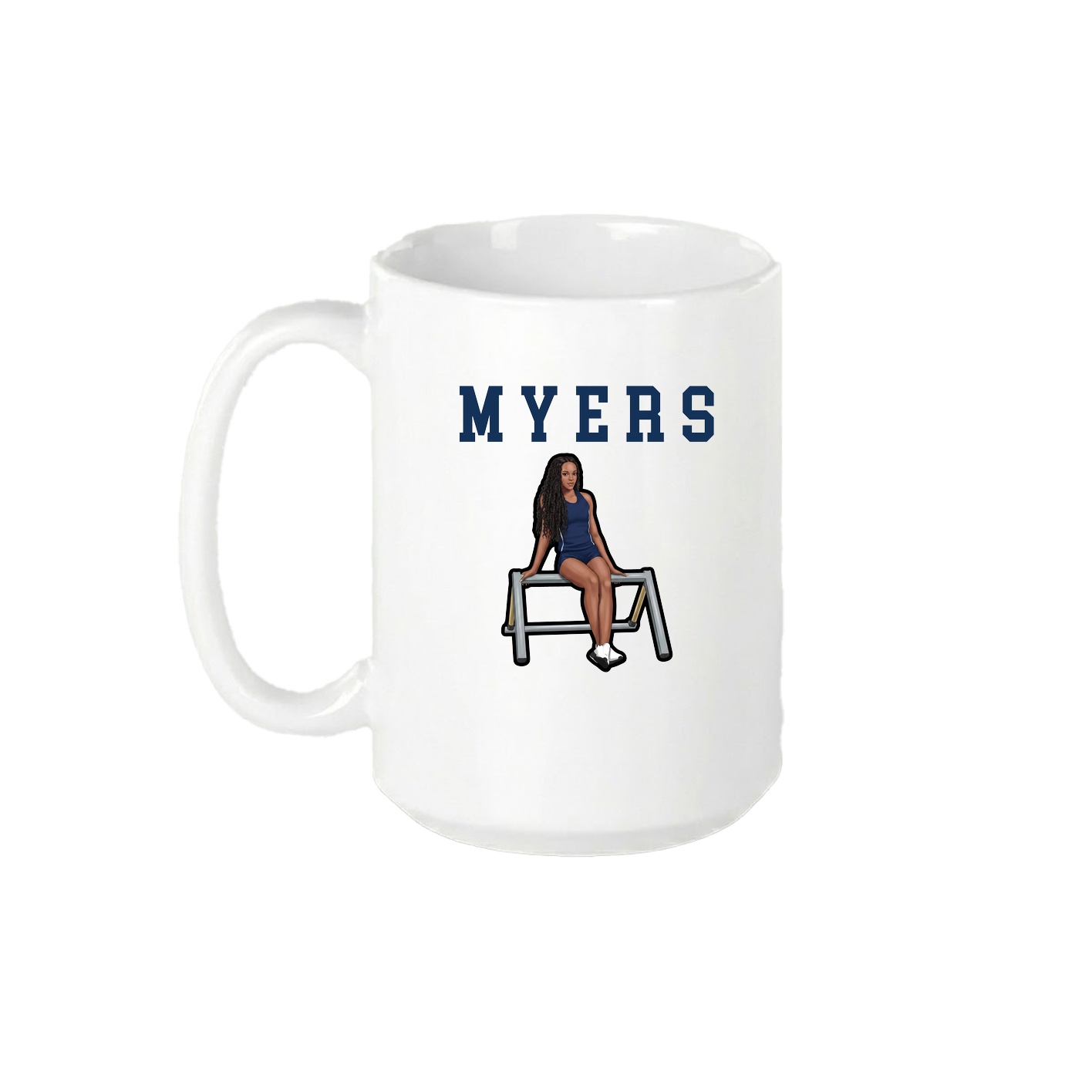 15oz Coffee Mug — Shirsey in White