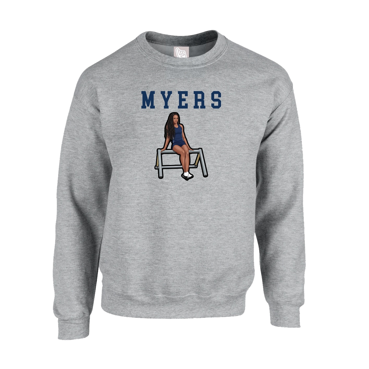 Fleece Crew — Shirsey in Grey
