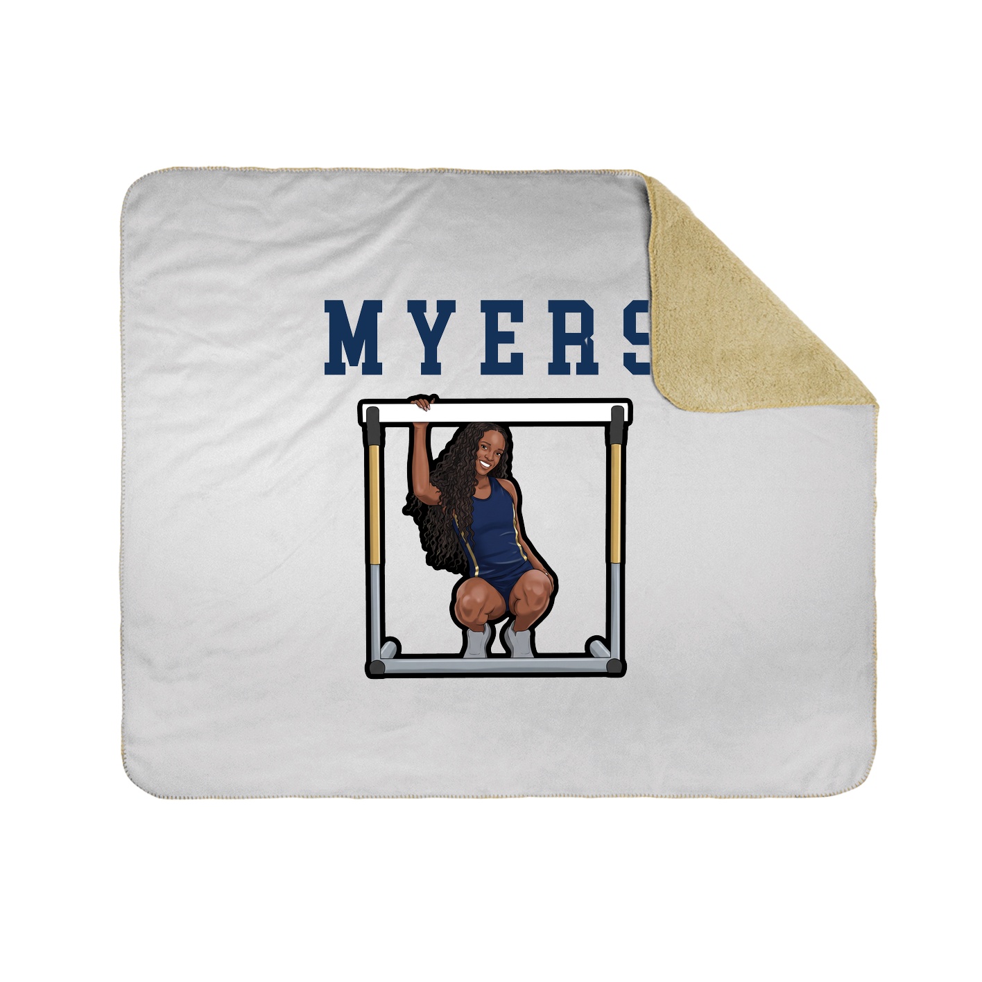 Throw Blanket — Shirsey in White