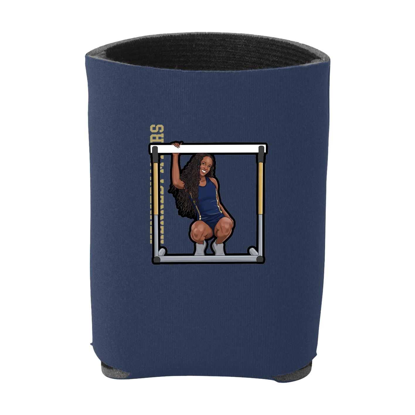 Can Holder — Name Vertical in Navy