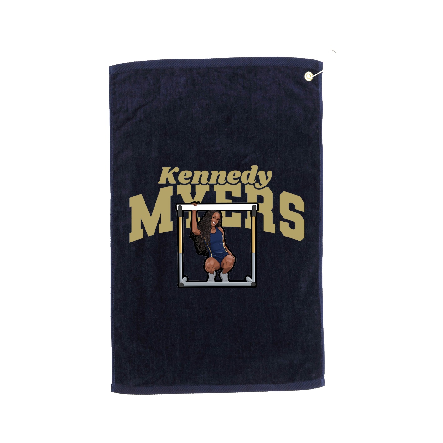 Golf Towel — Signature Arch in Navy