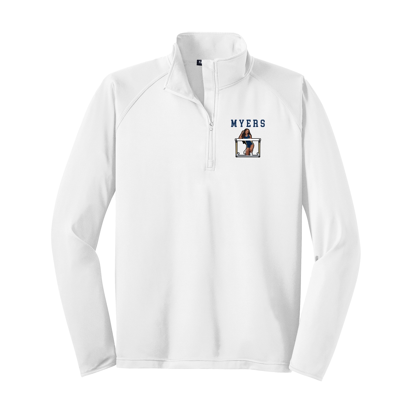Q-Zip Pullover — Shirsey in White