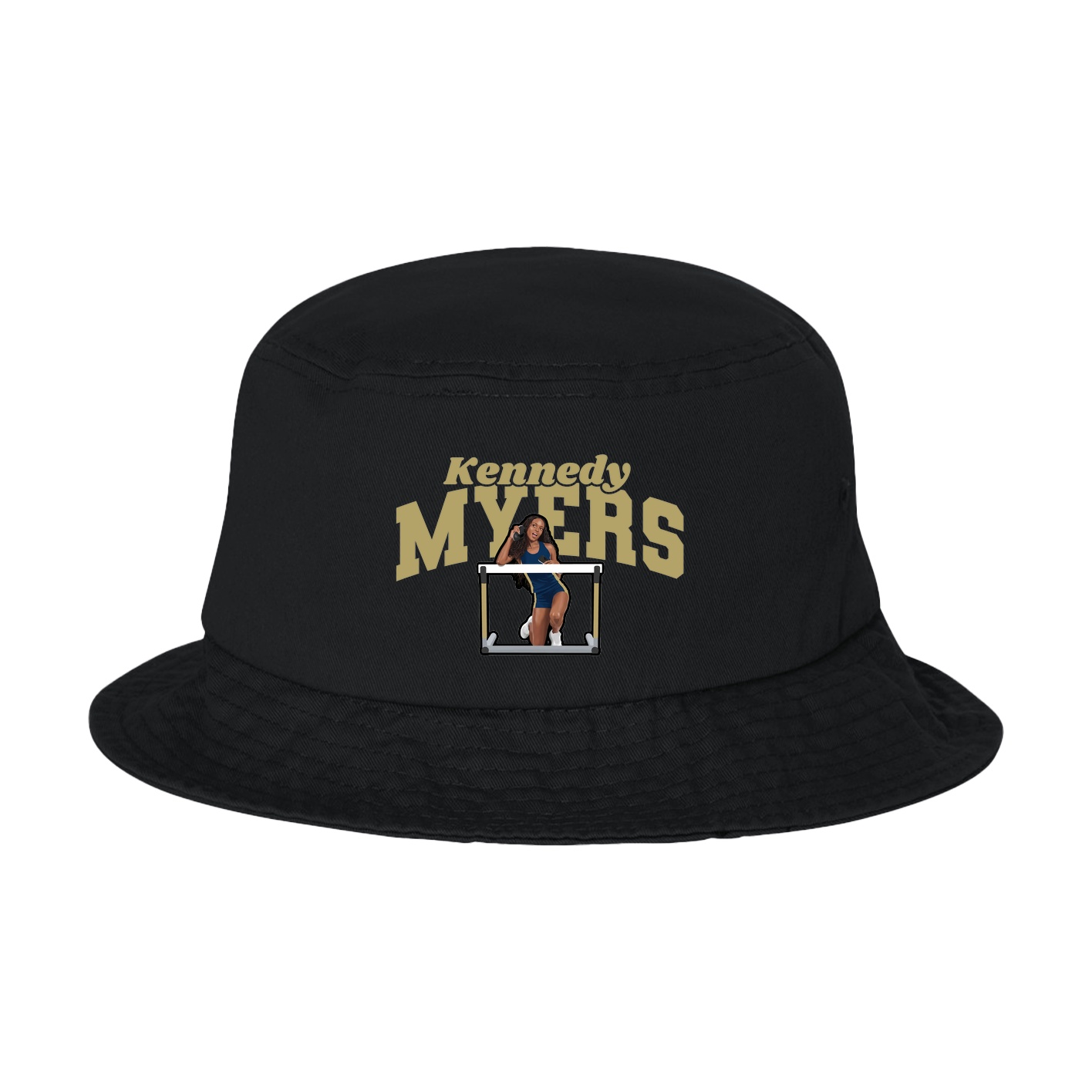 Bucket Cap — Signature Arch in Black