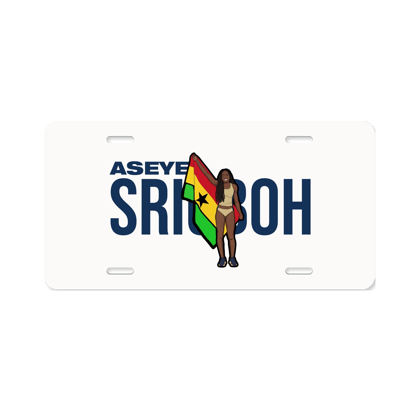 License Plate — Player Name in Classic
