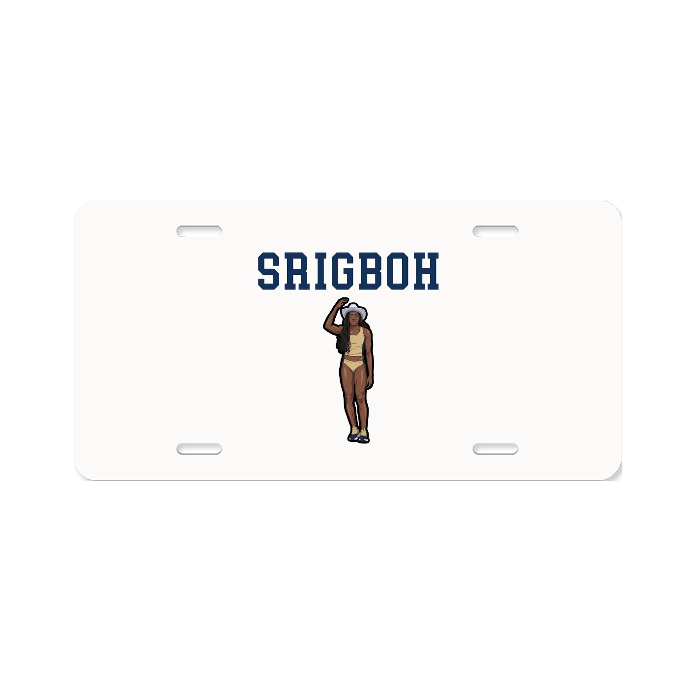License Plate — Shirsey in Classic