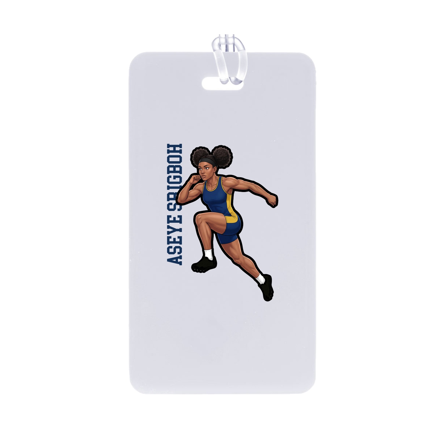 Bag Tag — Name Vertical in Classic