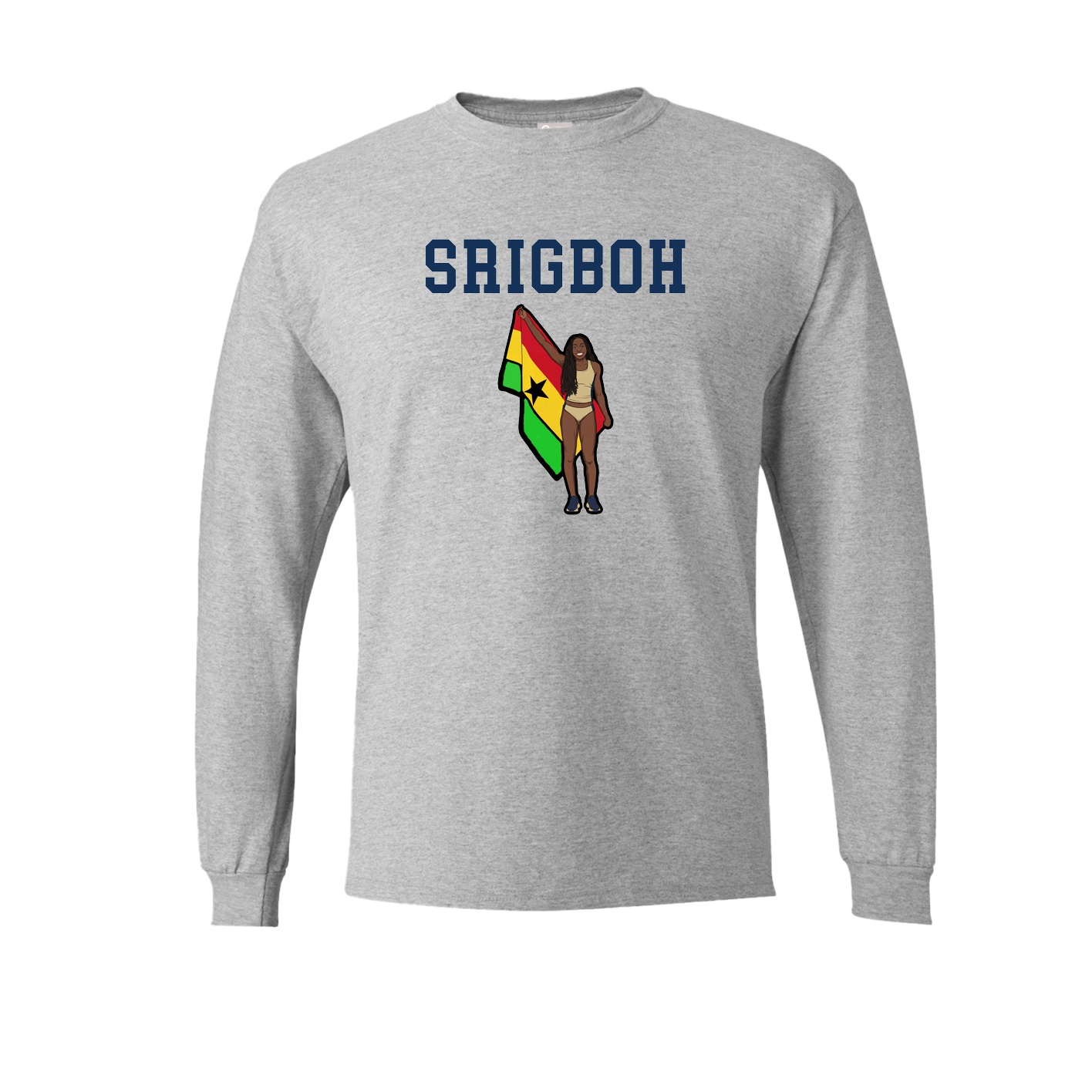 Long Sleeve Tee — Shirsey in Grey