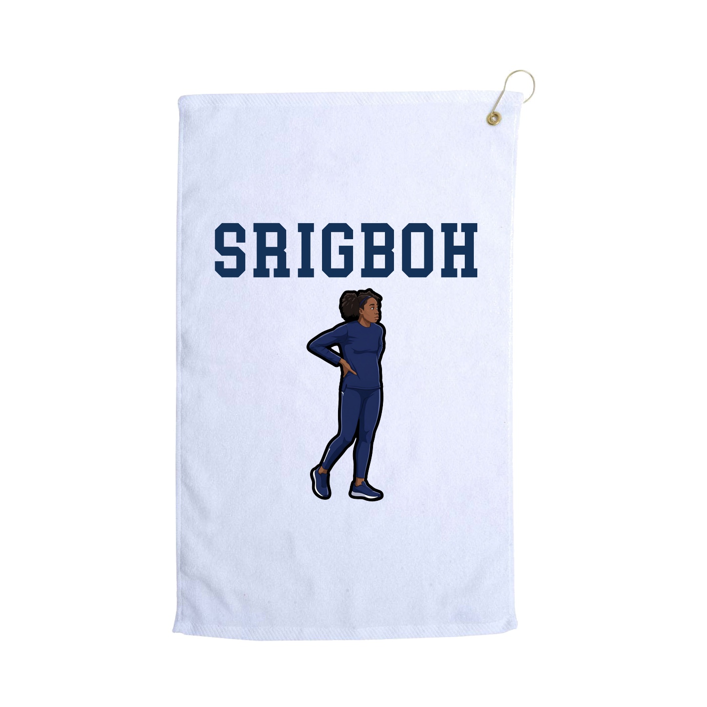 Golf Towel — Shirsey in White