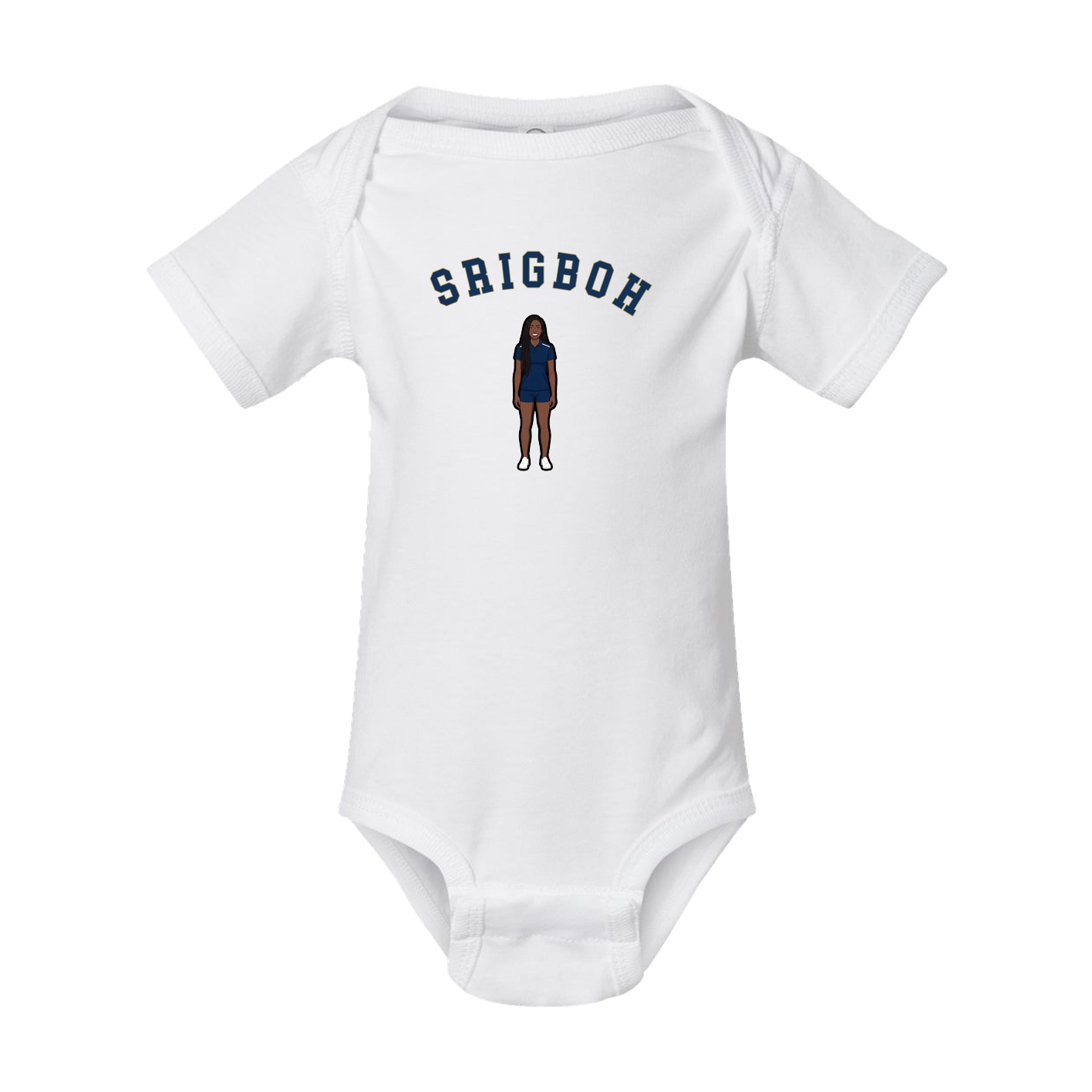 Baby Onesie — Shirsey Arch in White