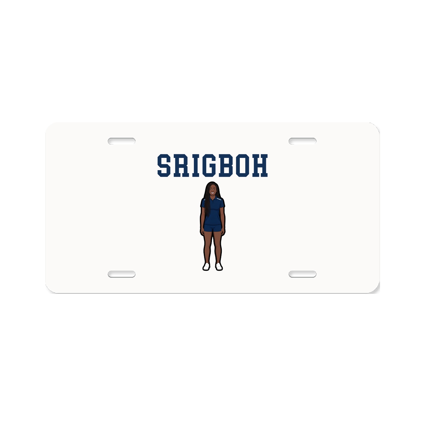License Plate — Shirsey in Classic
