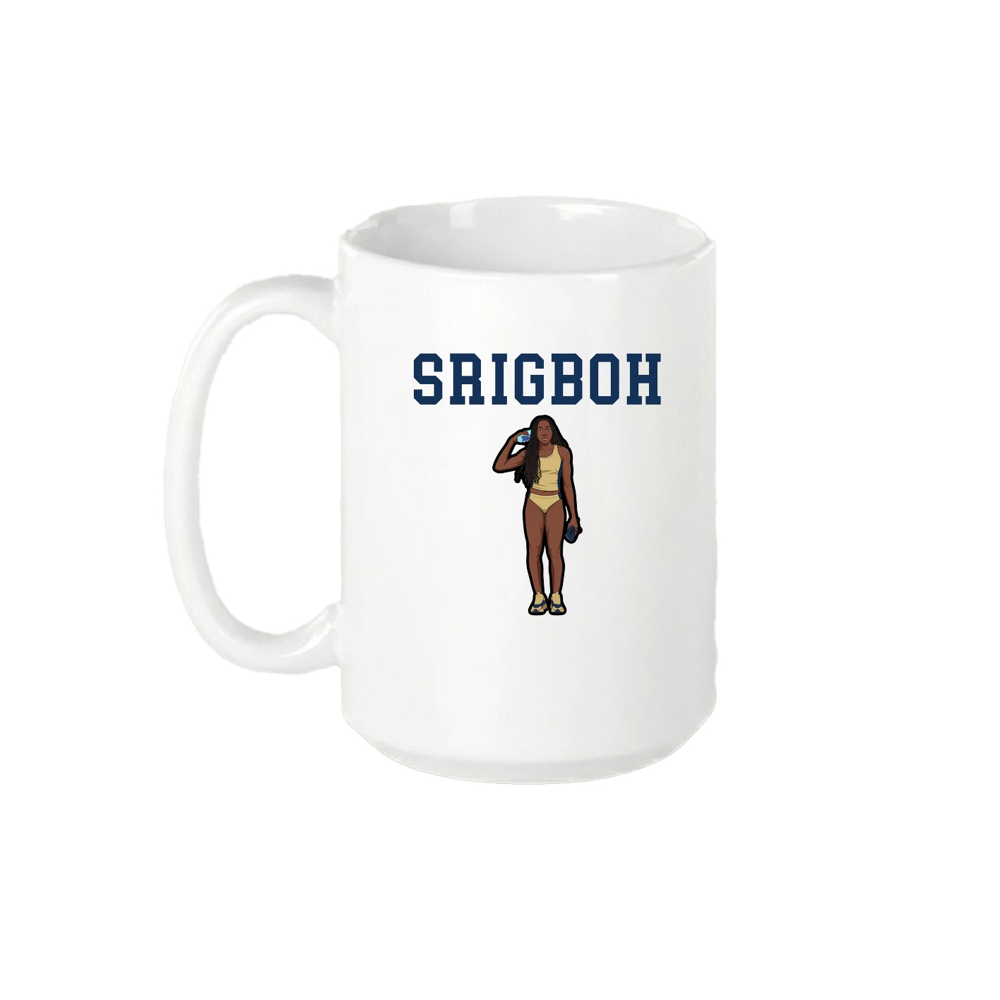 15oz Coffee Mug — Shirsey in White
