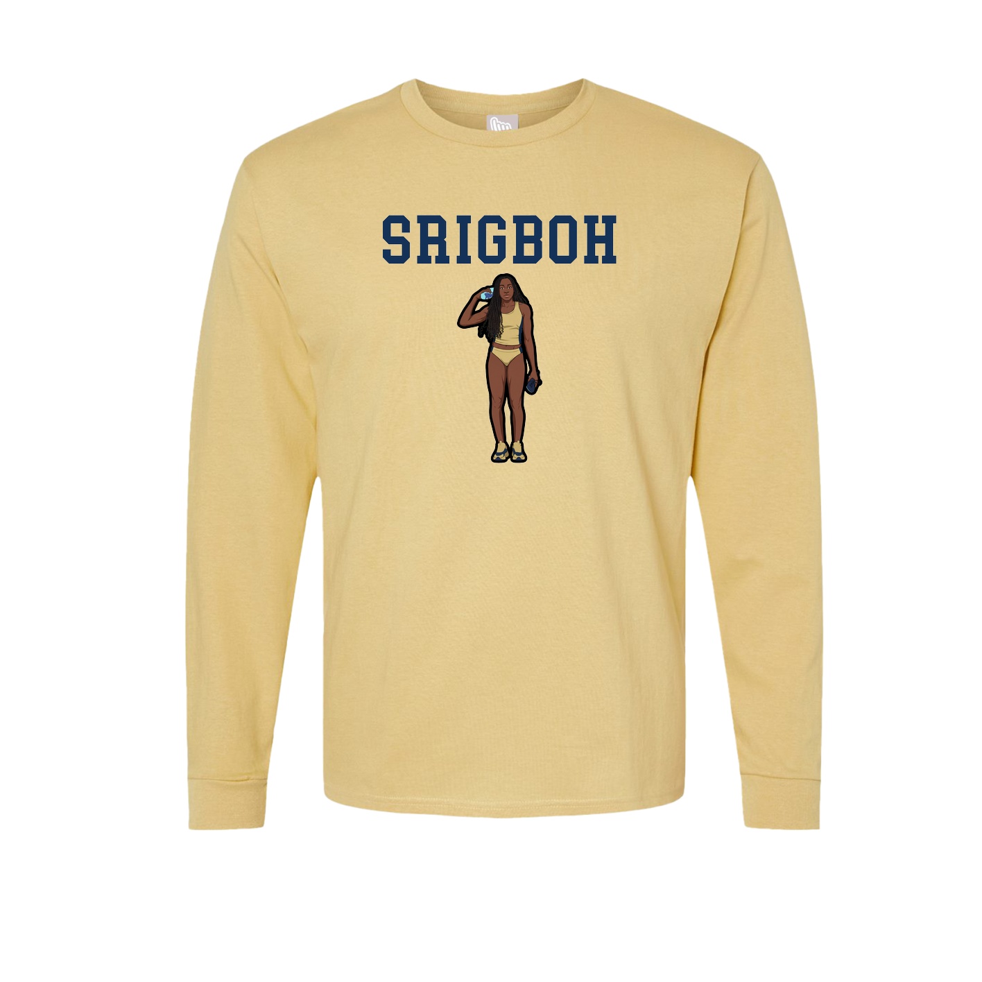 Long Sleeve Tee — Shirsey in Vegas Gold