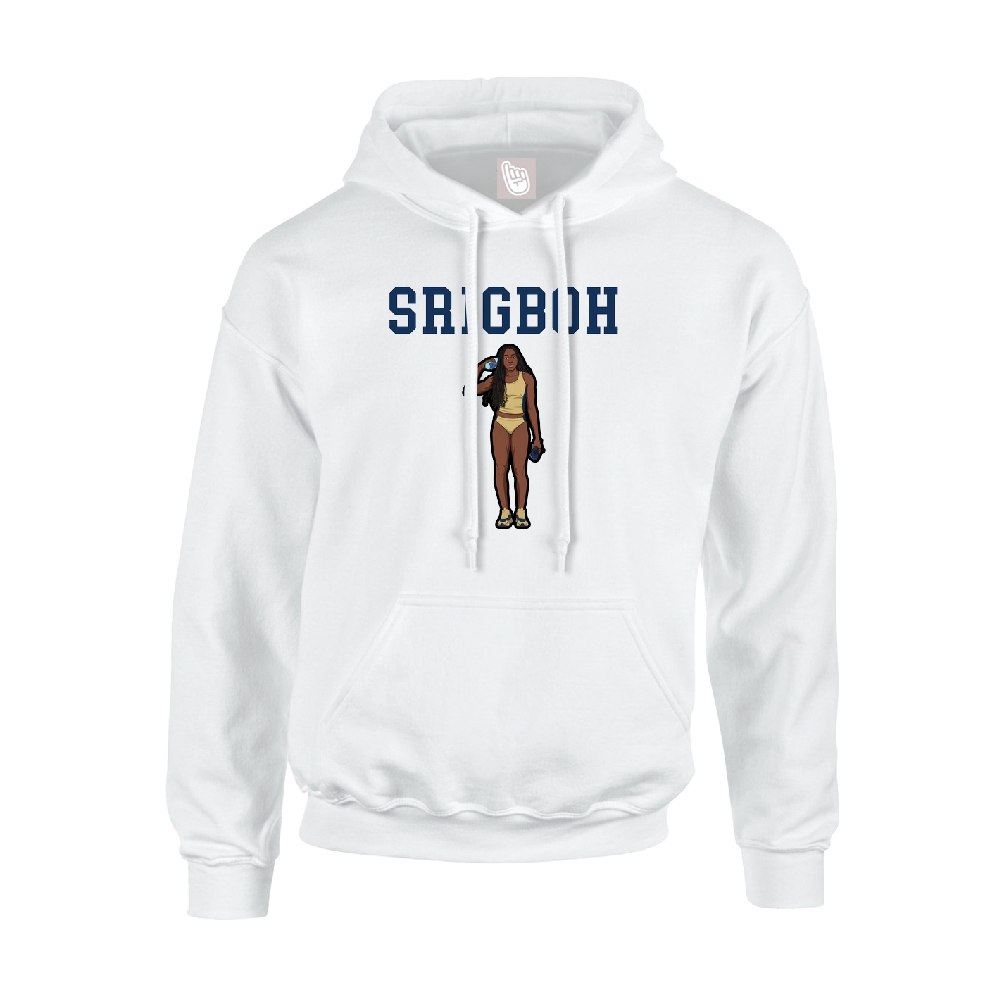 Youth Hoodie — Shirsey in White