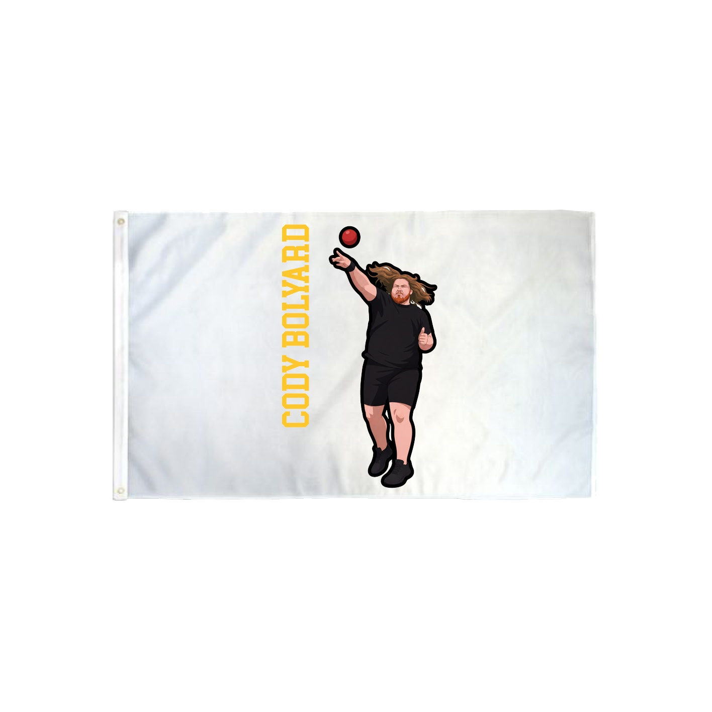 3x5 Flag — Name Vertical in Classic