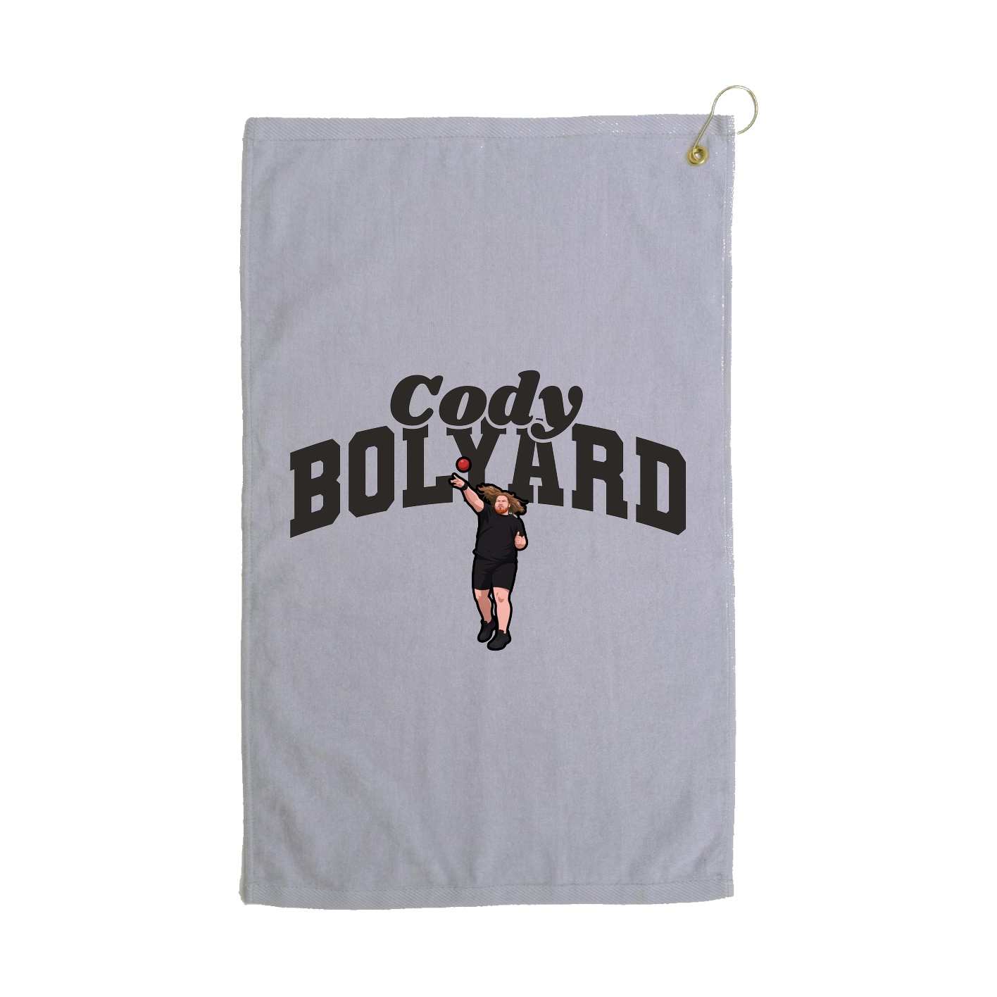 Golf Towel — Signature Arch in Grey