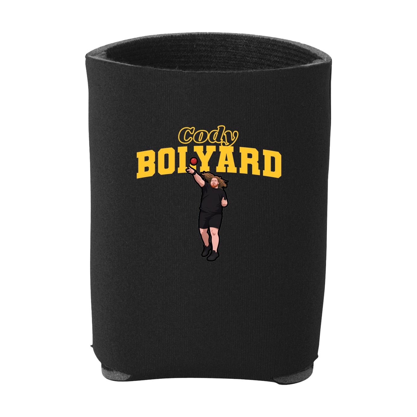 Can Holder — Name Arch in Black