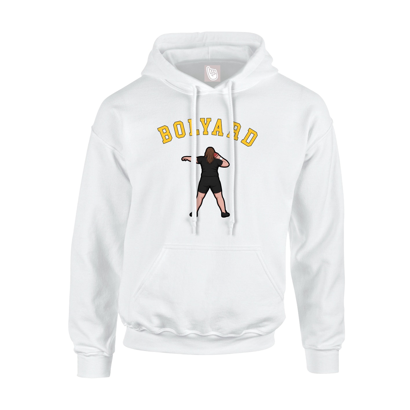 Hoodie — Shirsey Arch in White