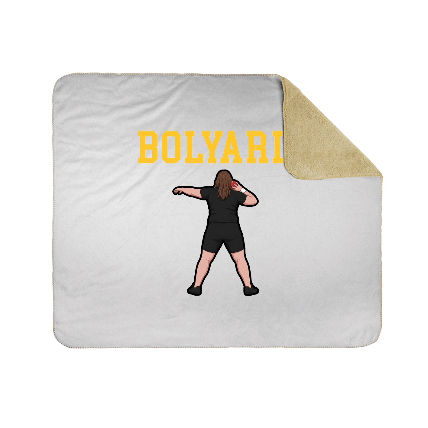 Throw Blanket — Shirsey in White