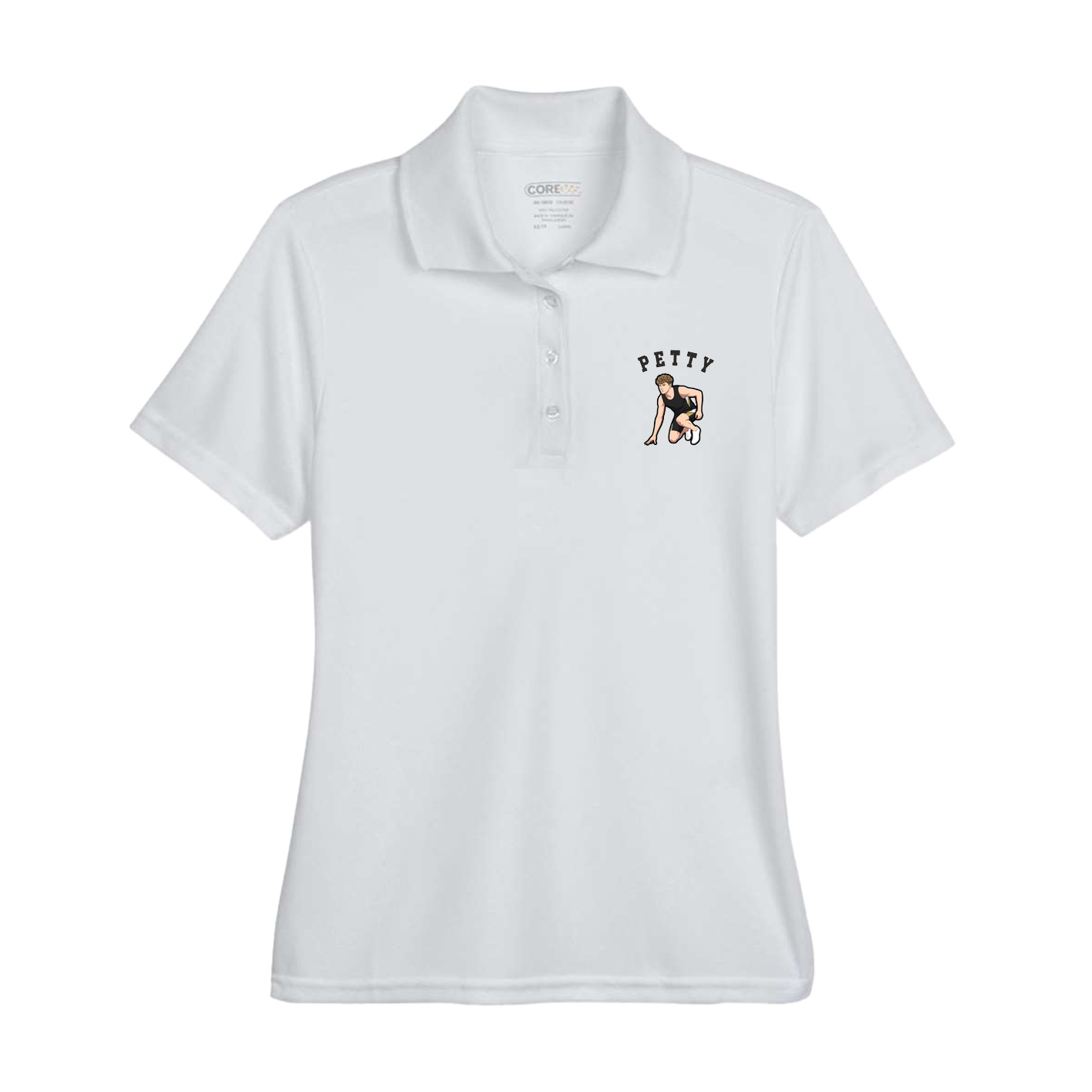 Womens Performance Polo — Shirsey Arch in Grey