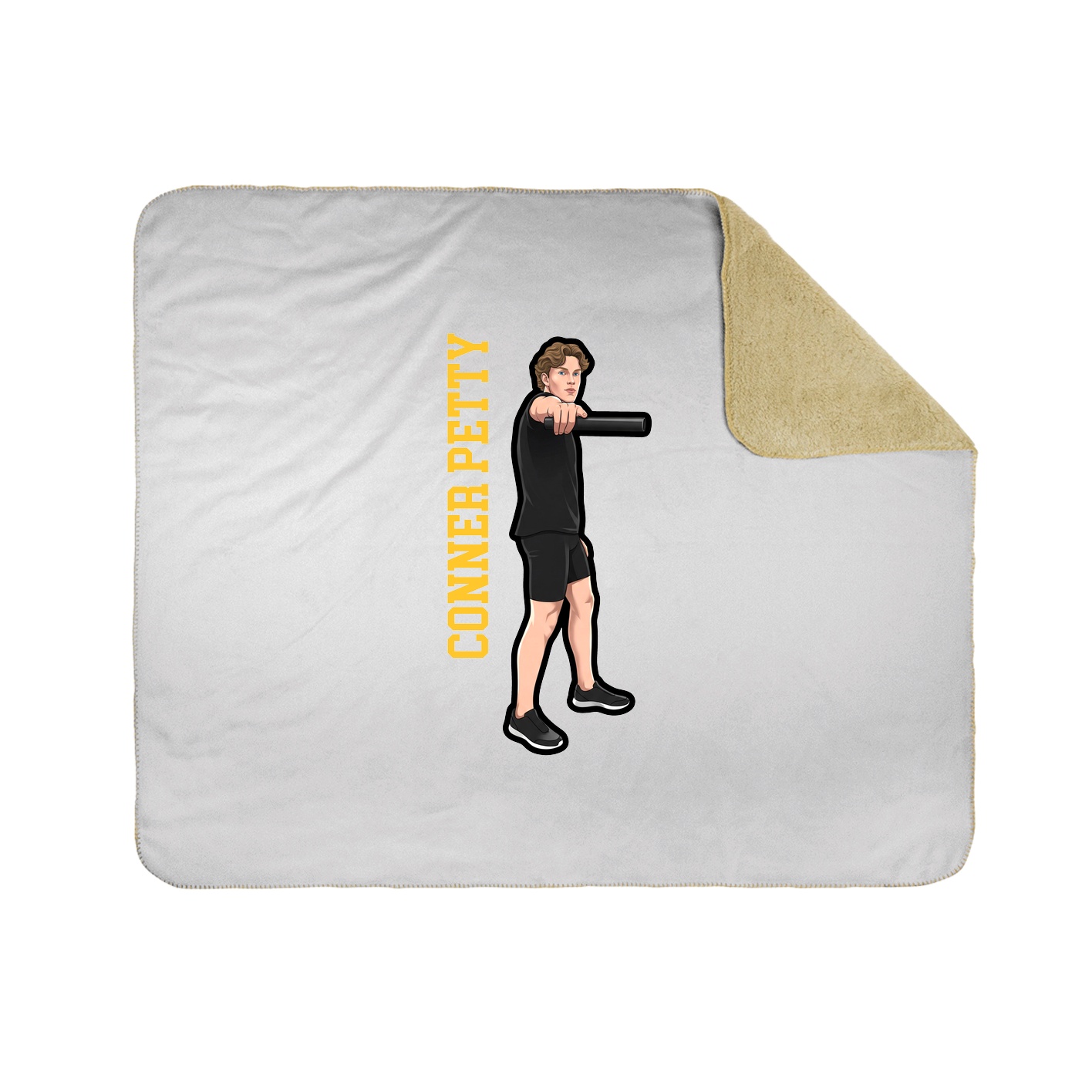 50x60 Sherpa Lined Throw Blanket