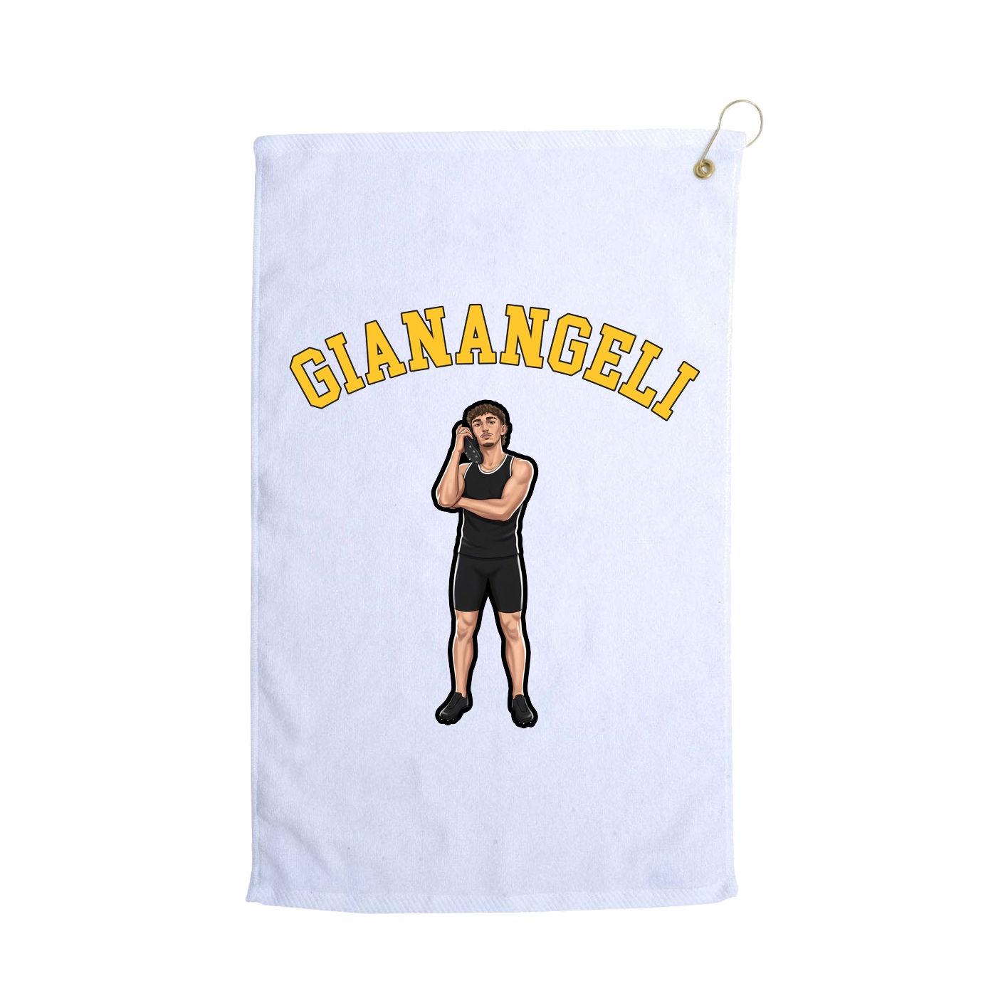 Golf Towel — Shirsey Arch in White