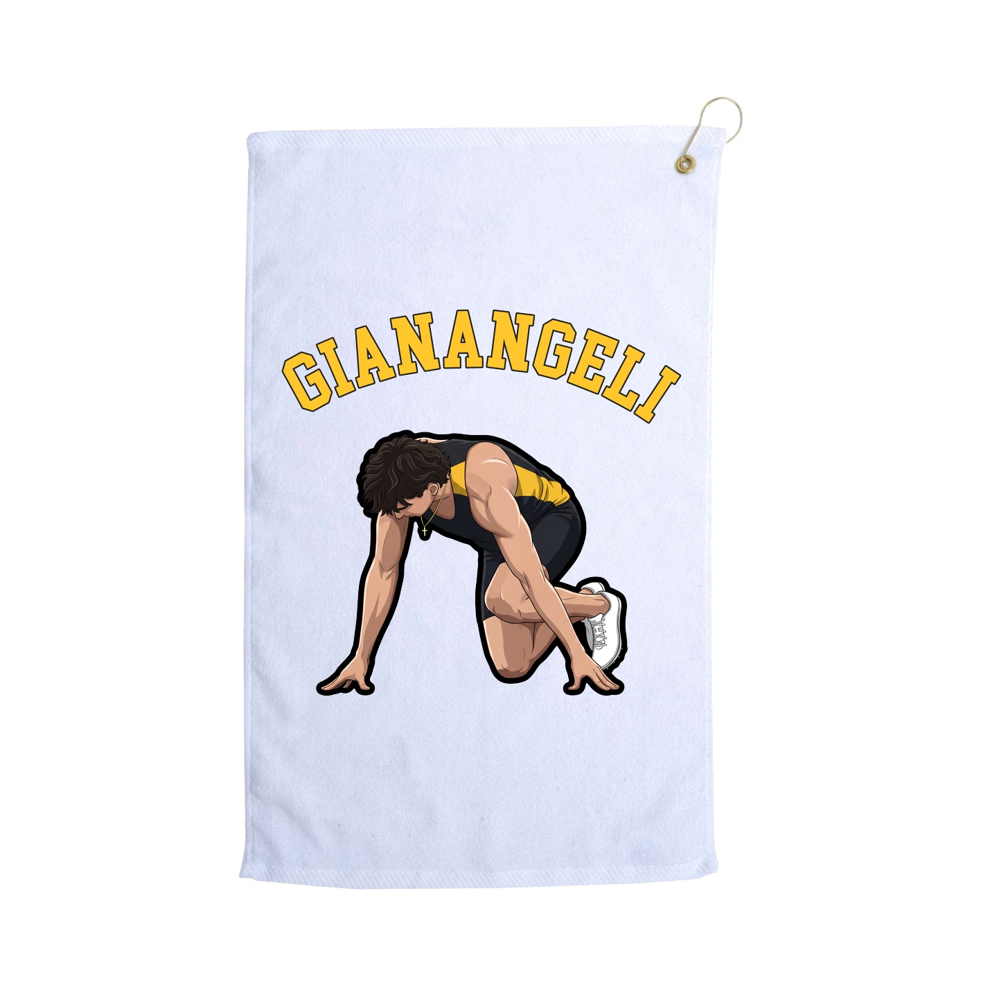 Golf Towel — Shirsey Arch in White