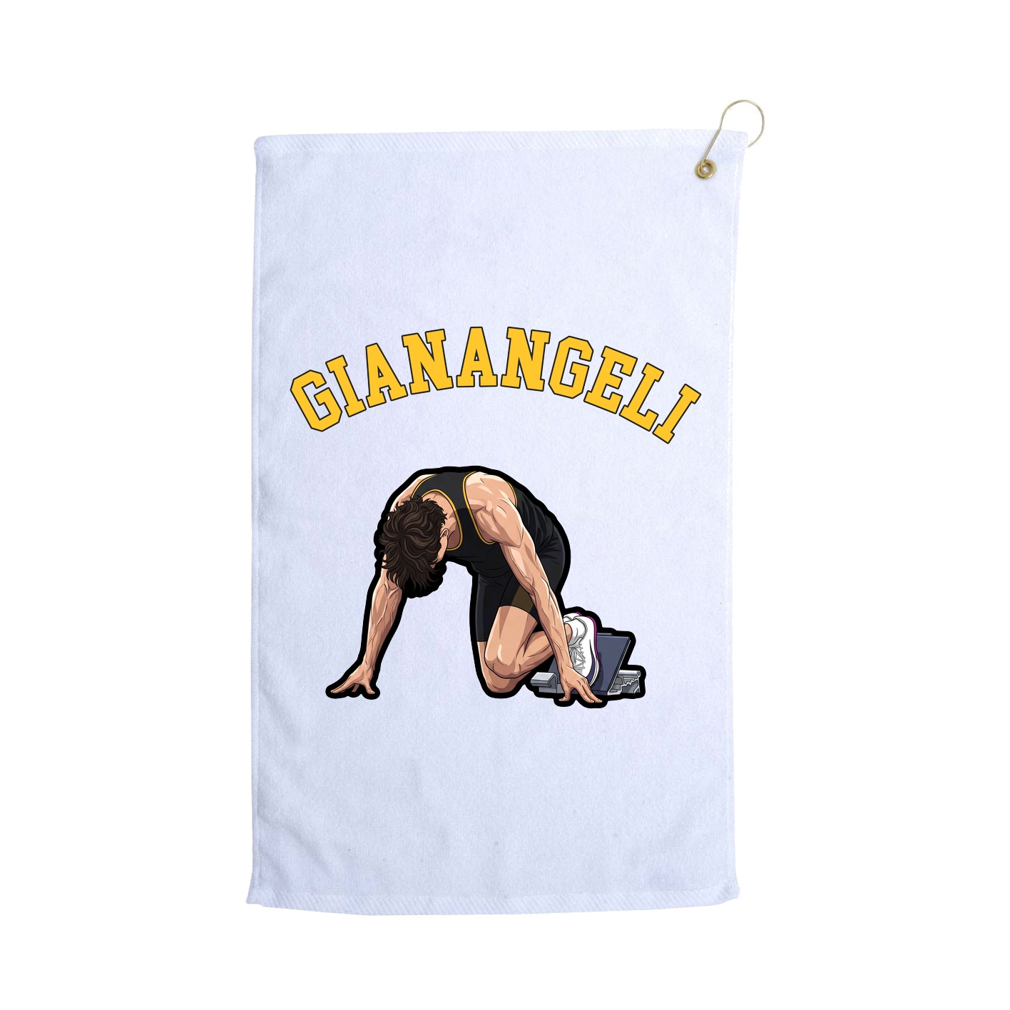 Golf Towel — Shirsey Arch in White