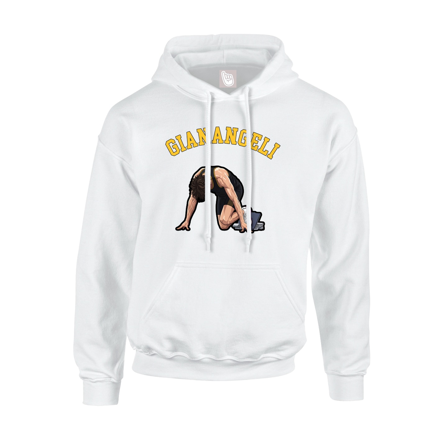 Hoodie — Shirsey Arch in White