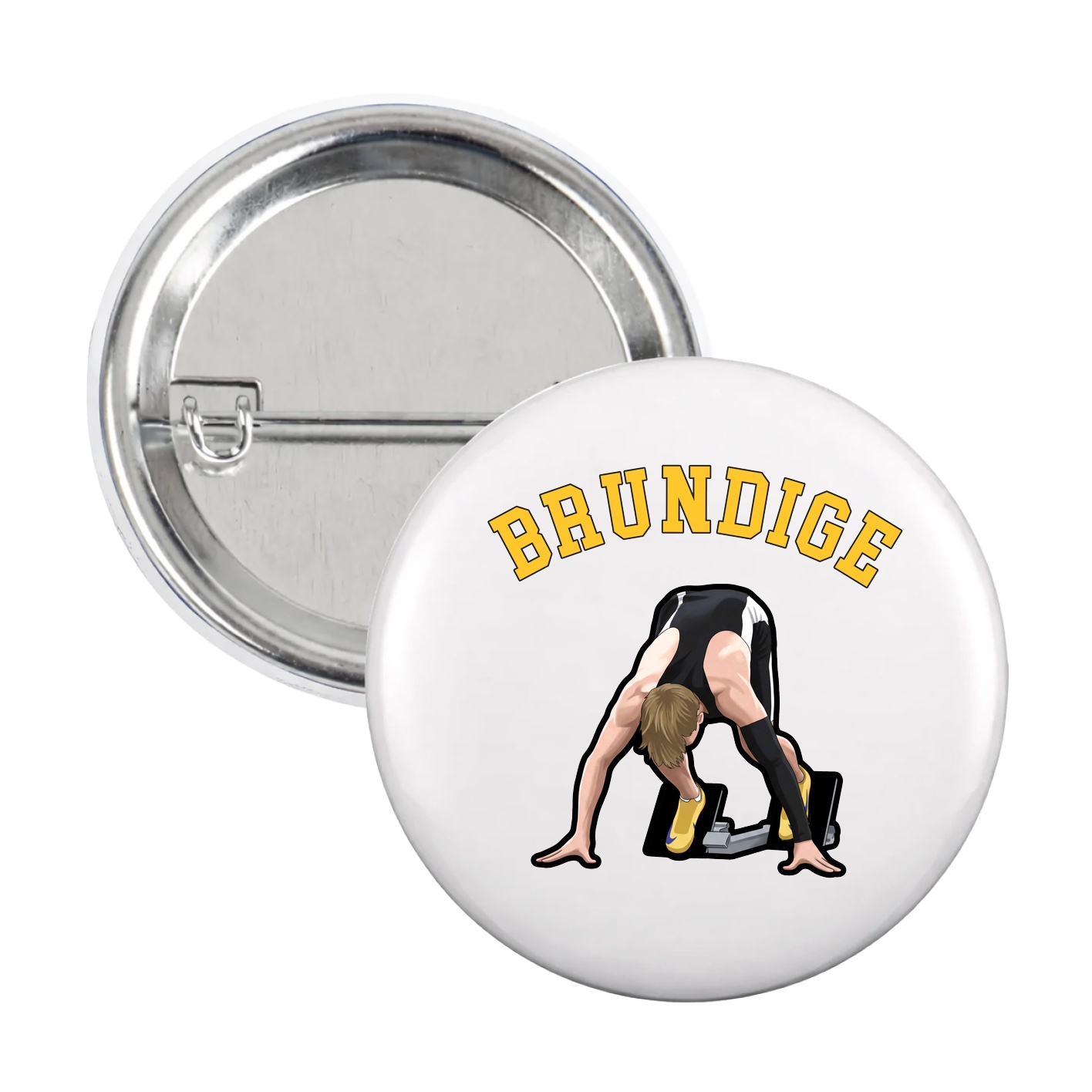 Game Day Button — Shirsey Arch in White