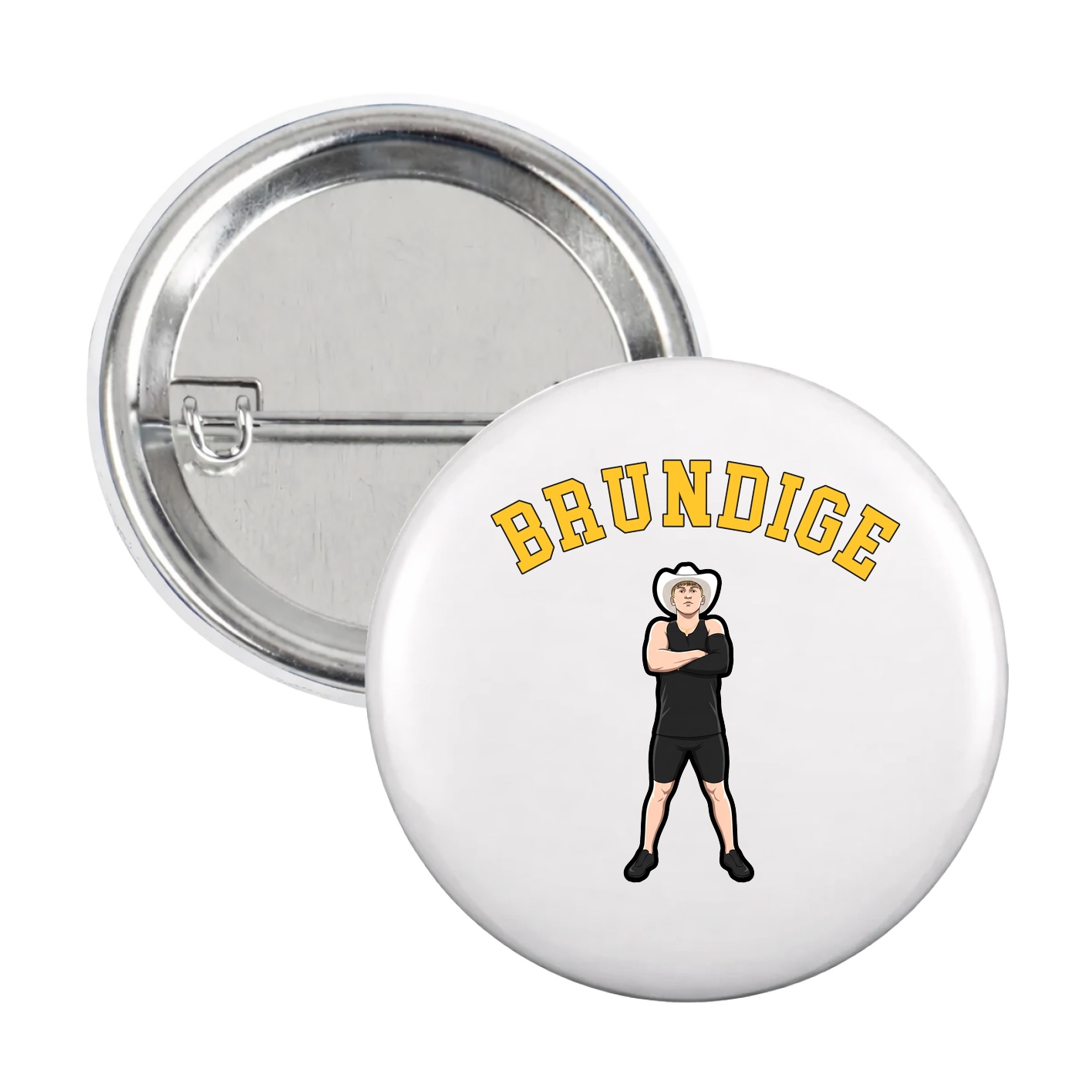 Game Day Button — Shirsey Arch in White