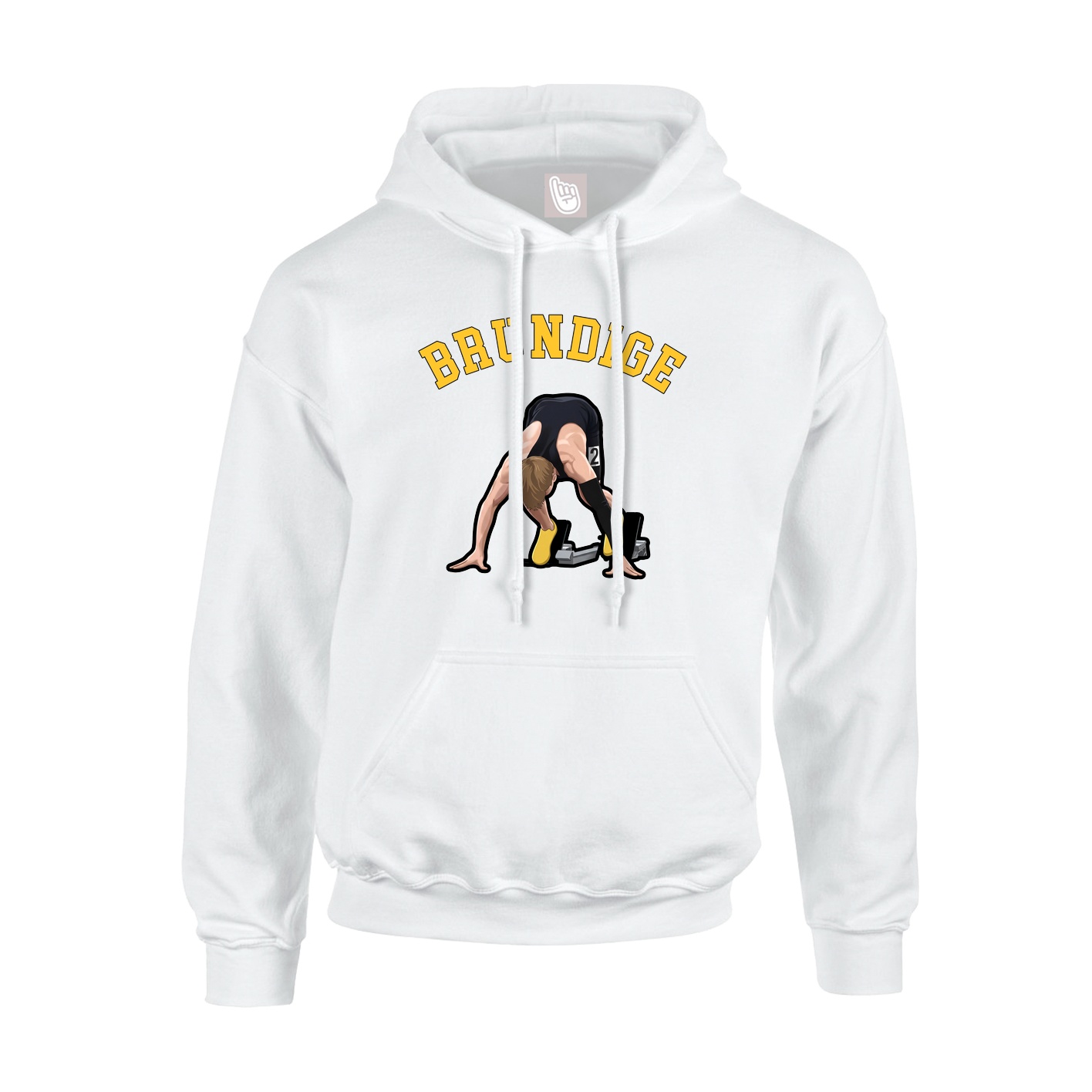 Hoodie — Shirsey Arch in White