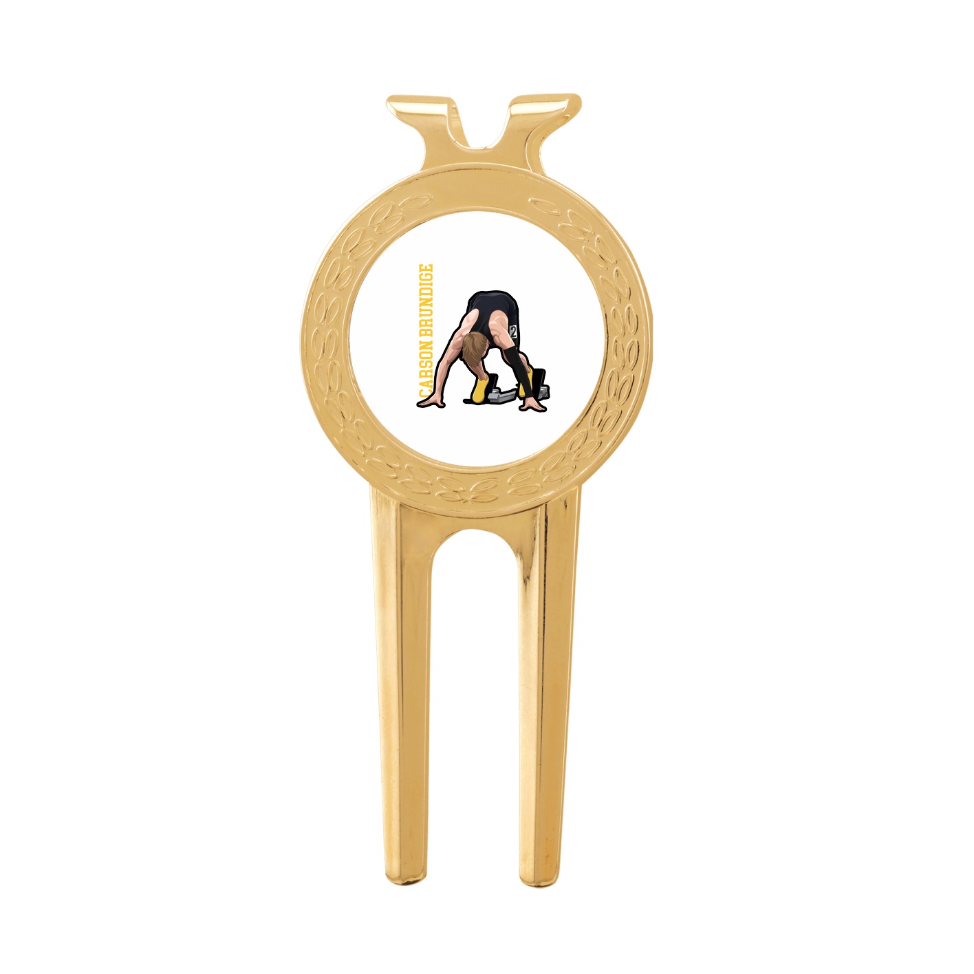 Divot Tool with Ball Marker — Name Vertical in Classic