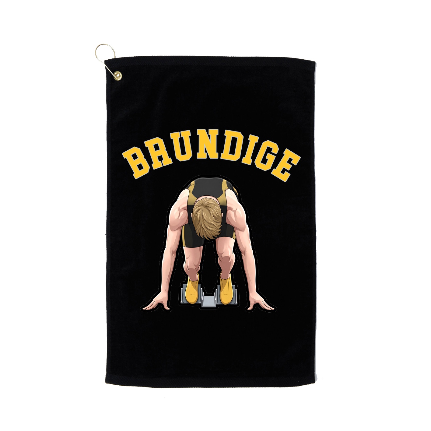 Golf Towel — Shirsey Arch in Black
