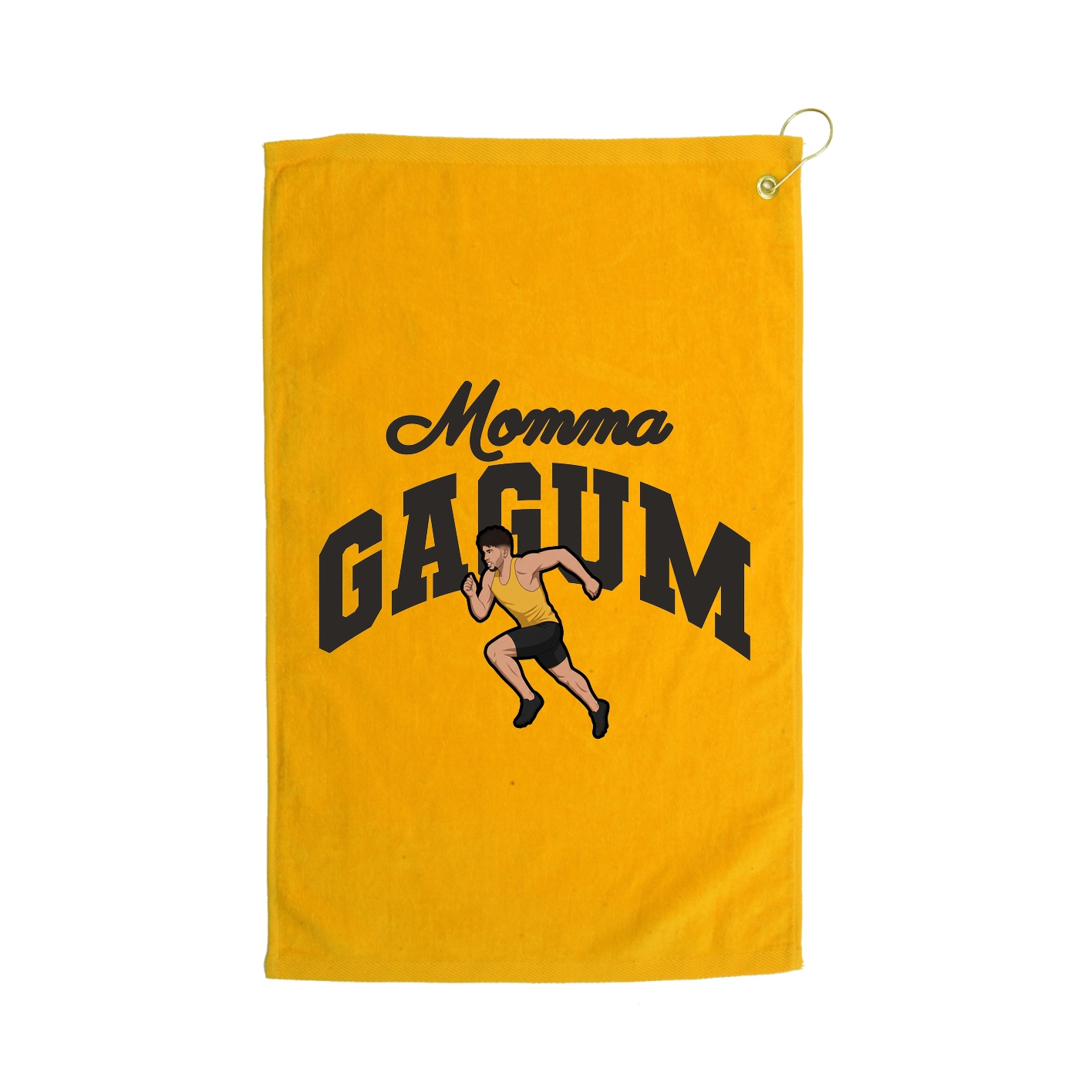 Golf Towel — Mothers Day Arch in Gold
